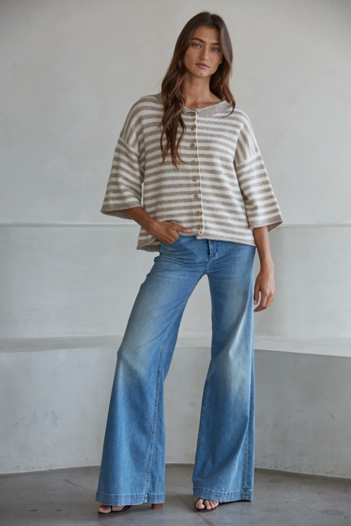 Bea stripe cardigan