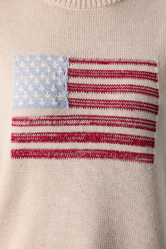 Sally flag sweater in cream