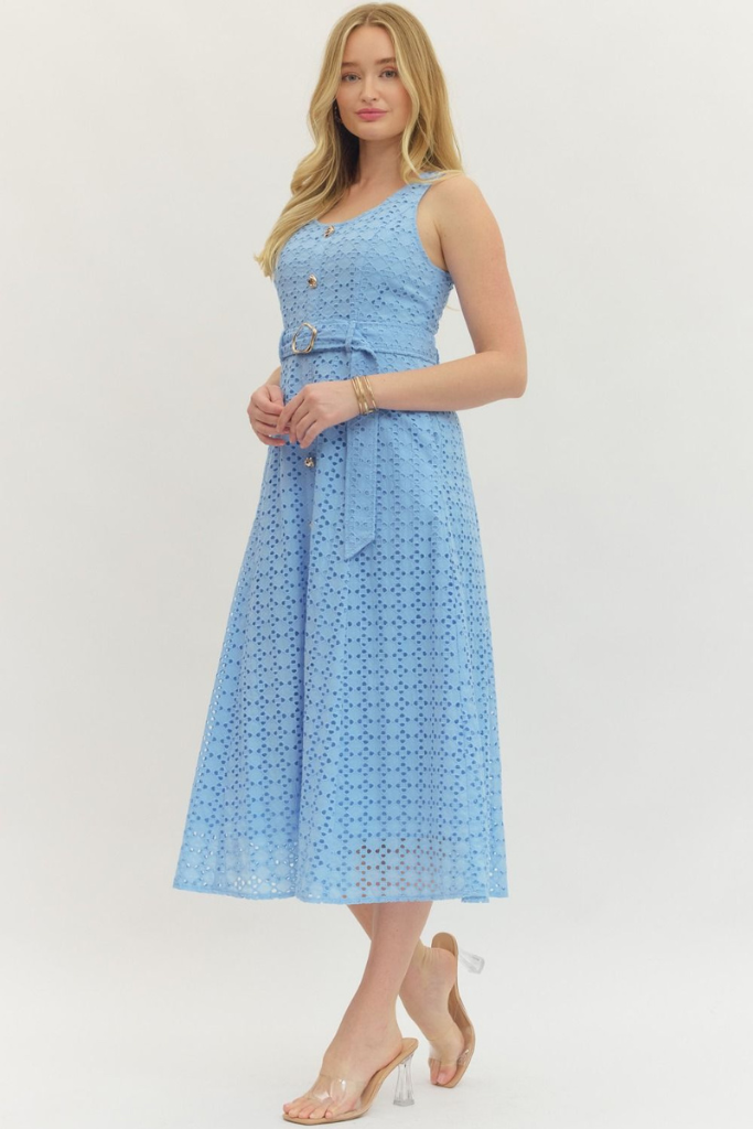 Eliza dress in blue