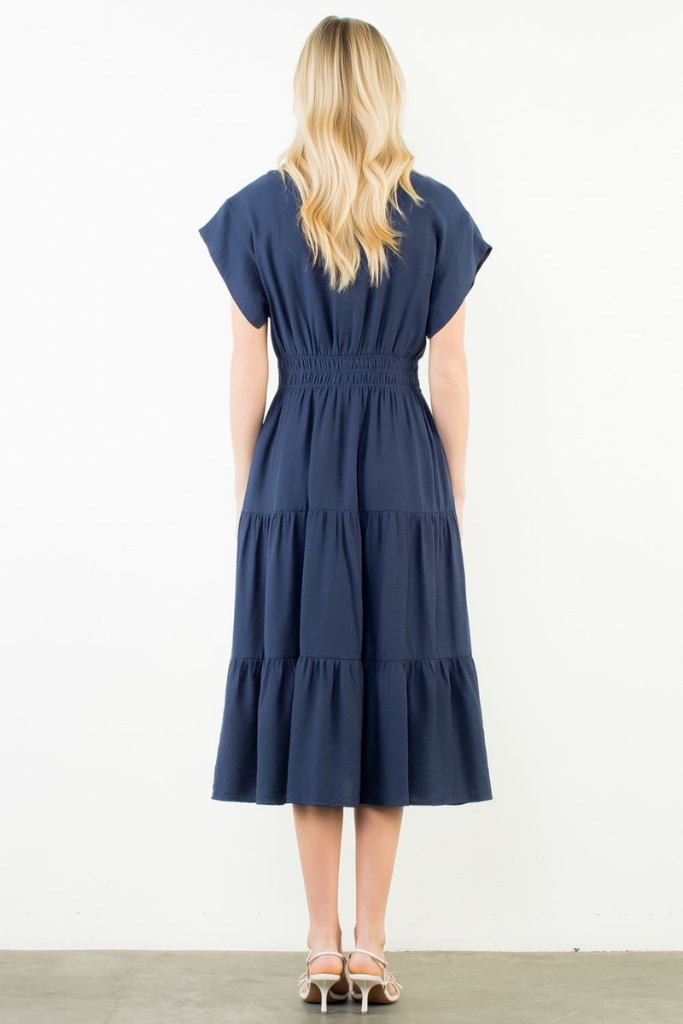 Tinsley dress in Navy