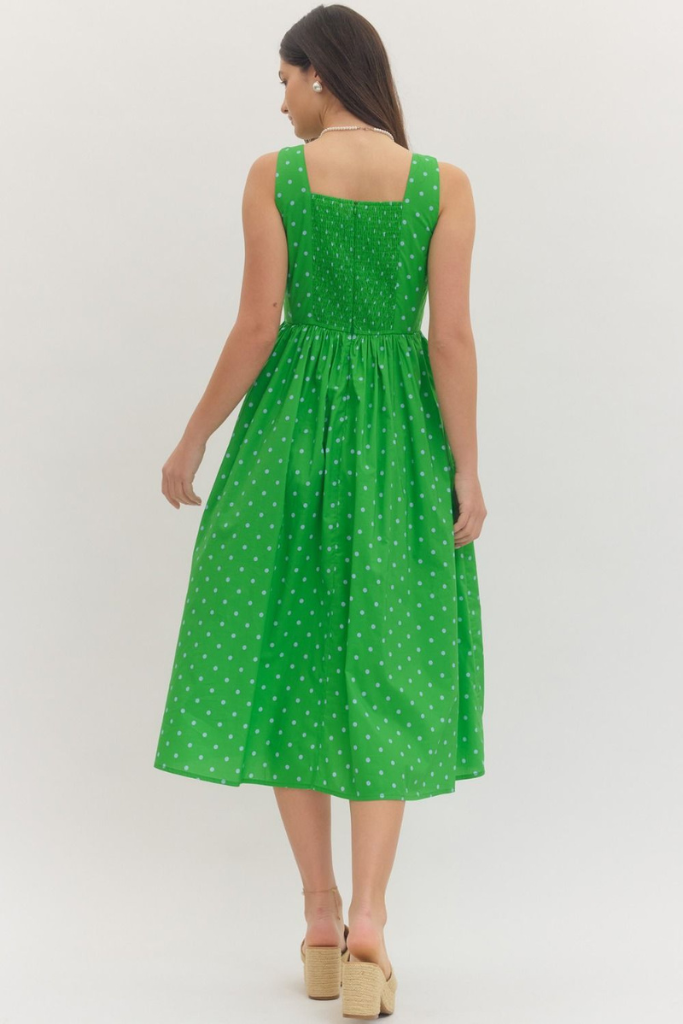 Tori dress in green