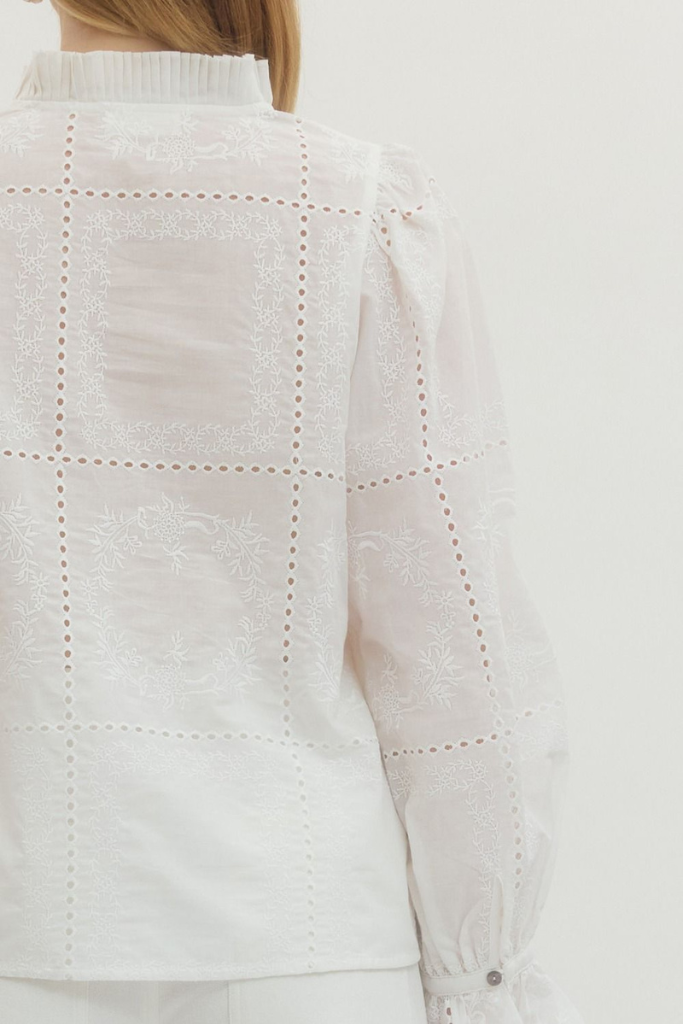 Freya top in white