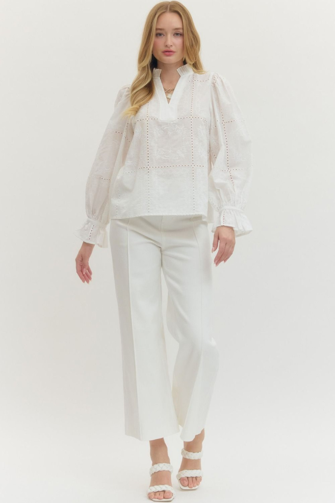 Freya top in white