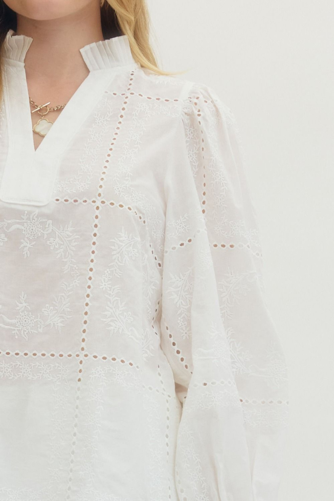 Freya top in white