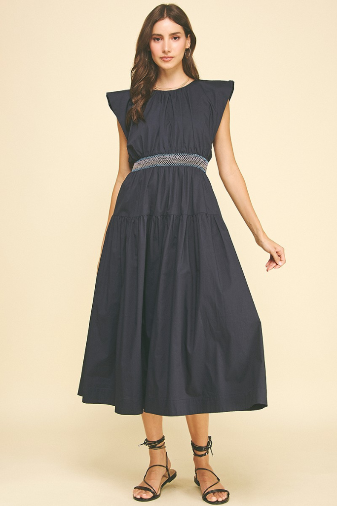 Donna dress in navy