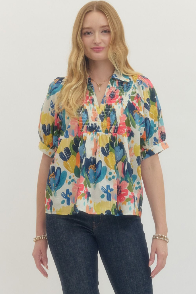 Myla floral blouse