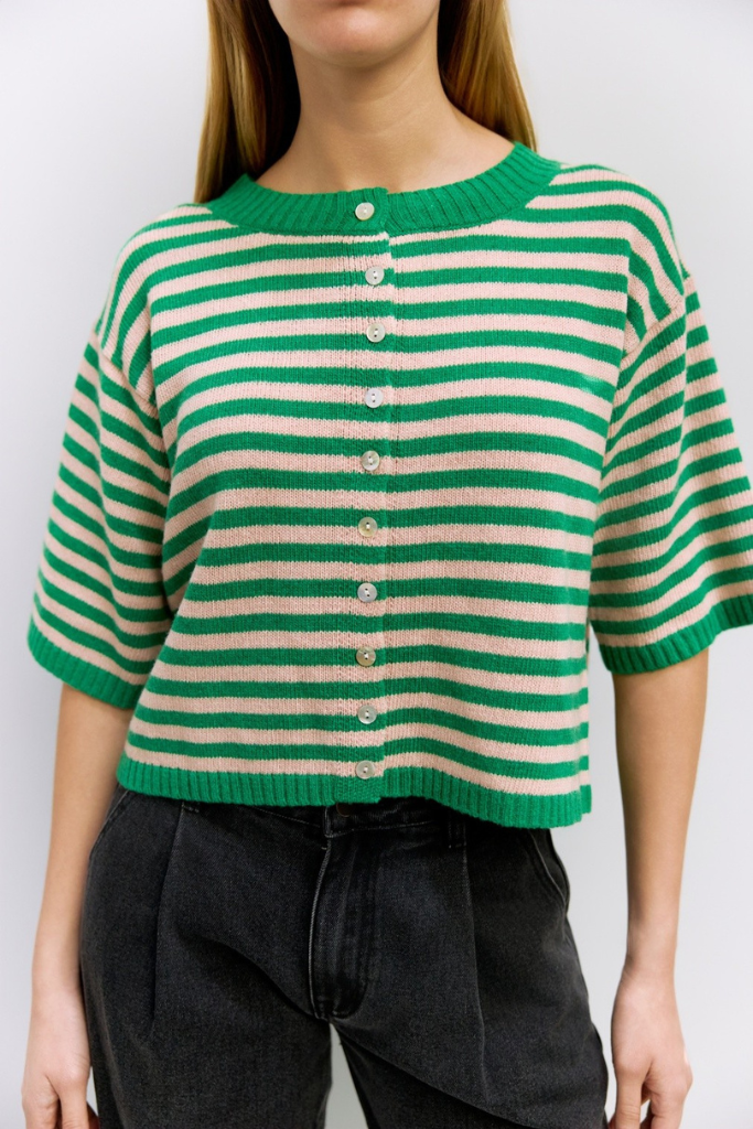 Jenny cardiagn in green