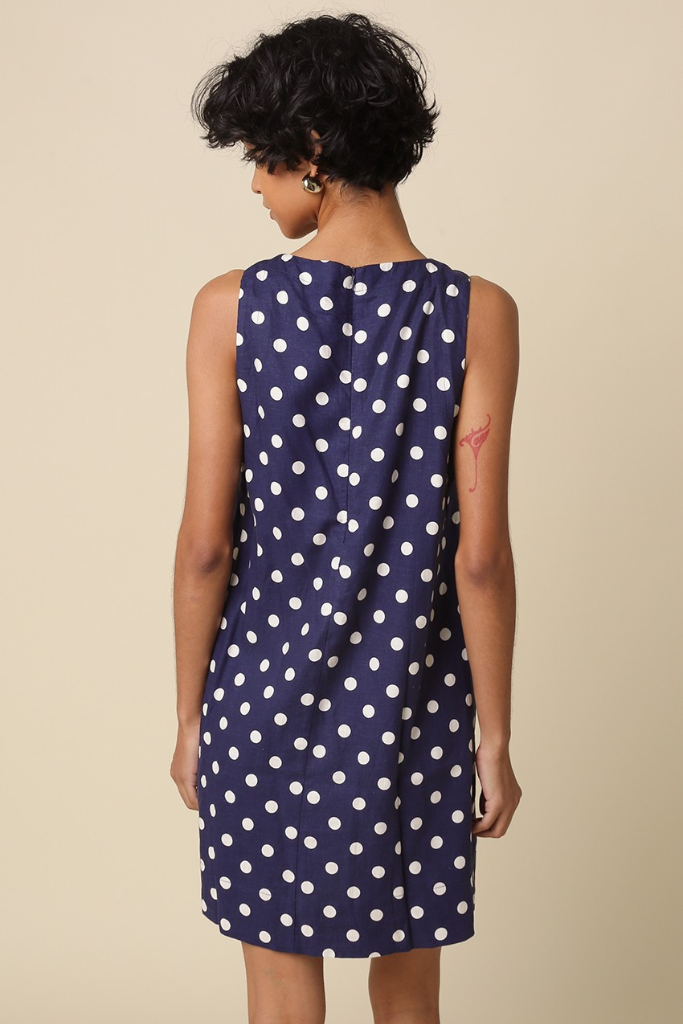 Jana polka dot mini dress