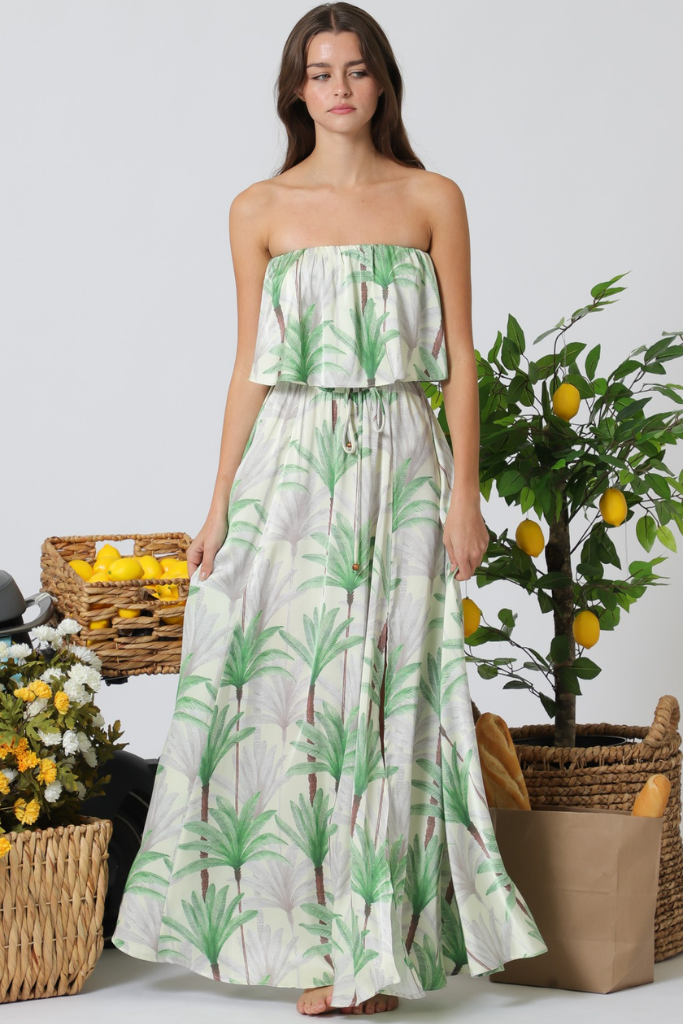 Gwen dress in green
