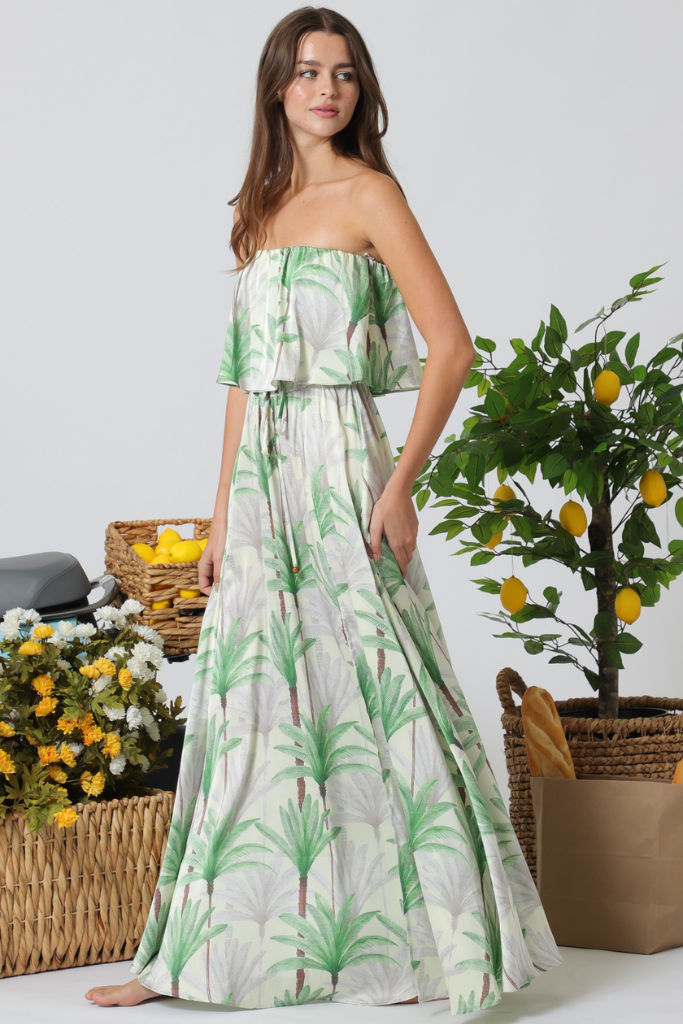 Gwen dress in green