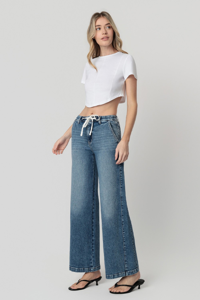 Aspen wide leg jean