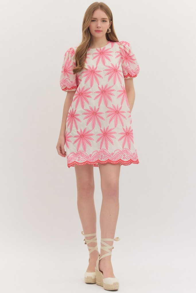 Pamela mini dress in pink