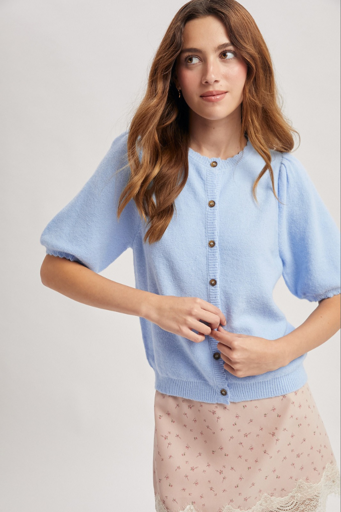 Annika cardiagn in blue