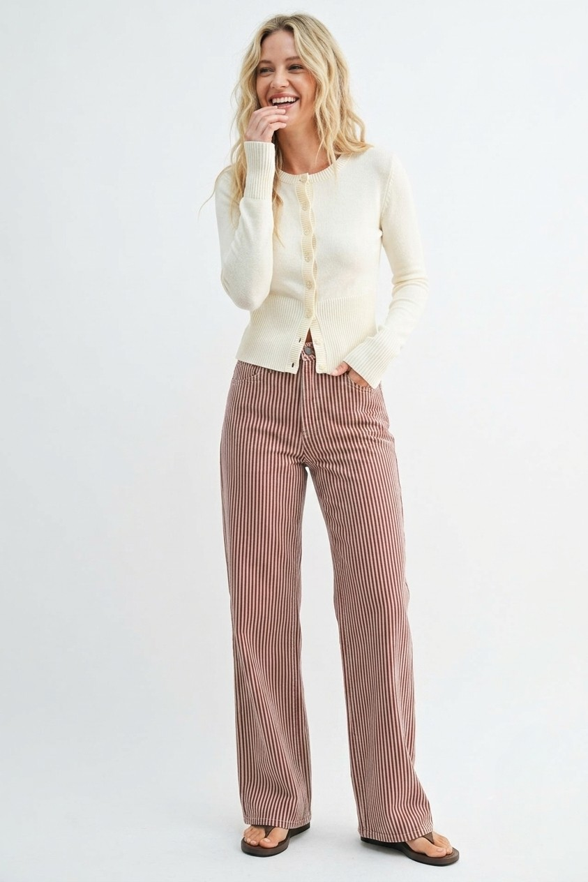 Elaina stripe jeans