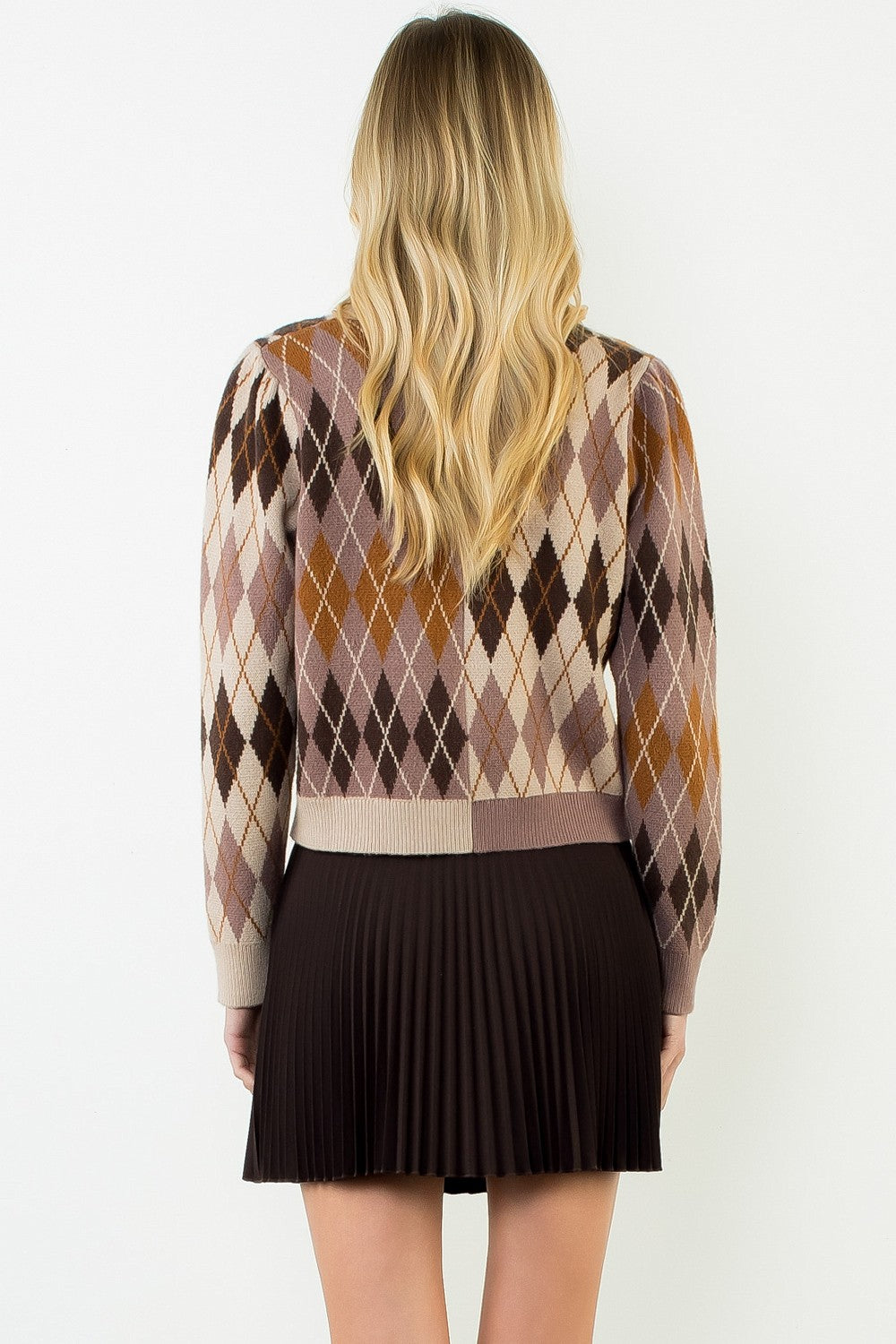 Carla argyle cardigan