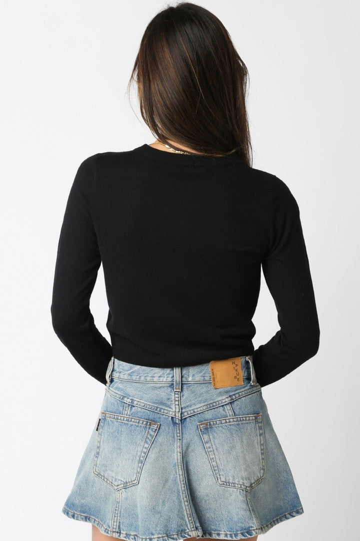 Bella cardigan in black