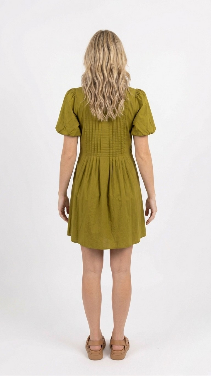 Marley mini dress in green