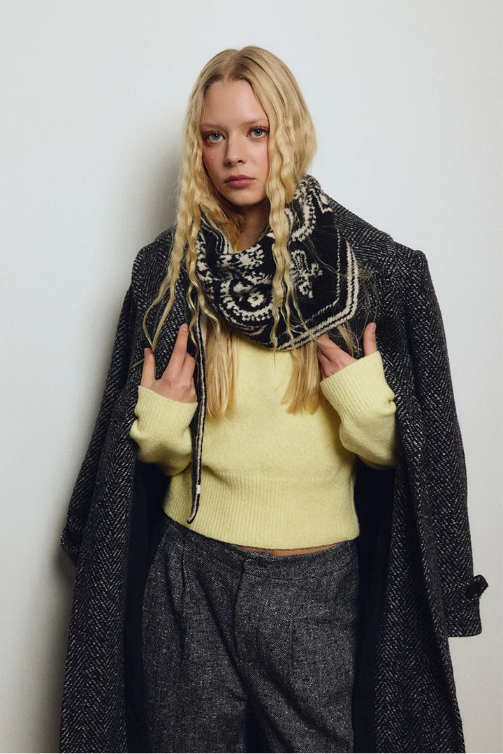 Bandana scarf in black