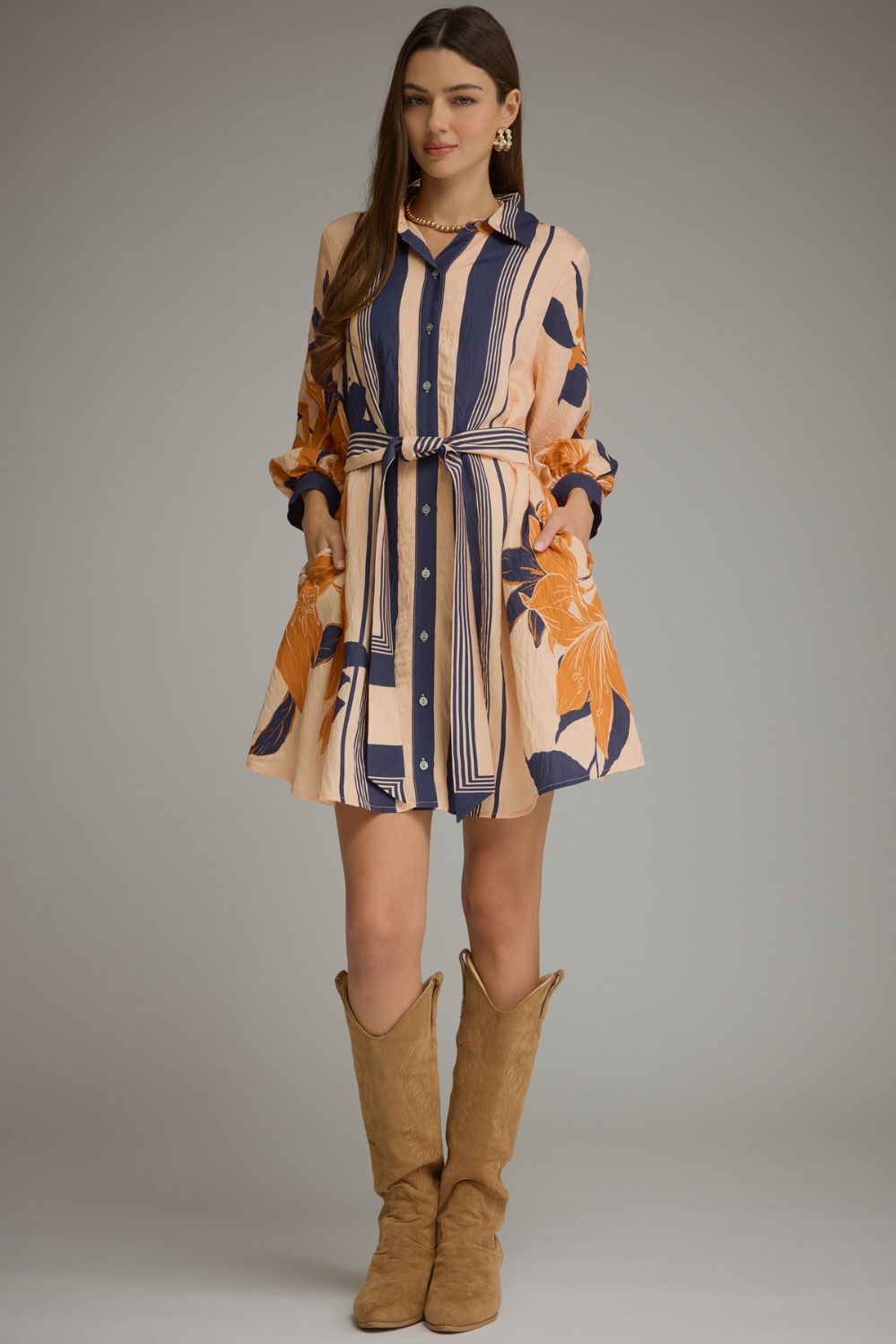 Nova mini dress in navy