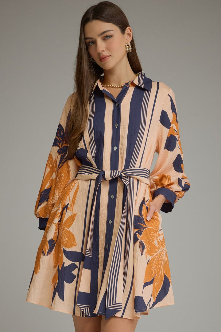 Nova mini dress in navy