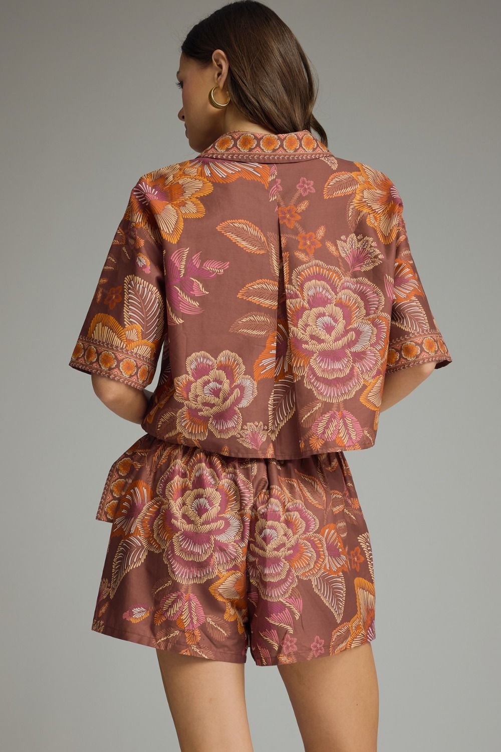 Rosalie top in terracotta